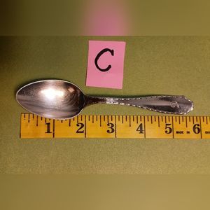 1902 Tiffany & Co Sterling Silver Marquise Pattern Teaspoon Mono G "C Li…